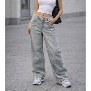 Wide leg Denim Jeans (large)